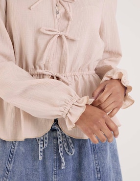 Blusa Aéropostale manga larga para mujer