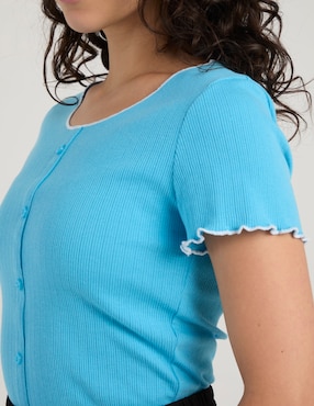 Blusa Aéropostale manga corta para mujer