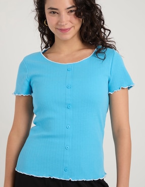 Blusa Aéropostale manga corta para mujer