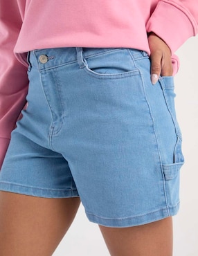 Short Aéropostale de mezclilla para mujer