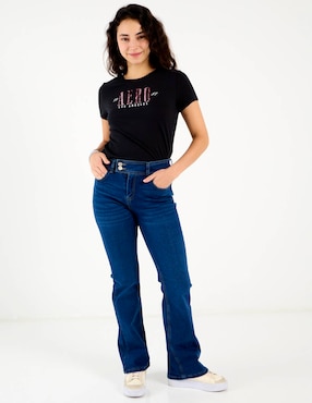 Jeans acampanado flare Aéropostale para mujer