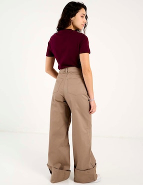 Pantalón relaxed Aéropostale amplio para mujer
