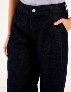 Jeans relaxed baggy cintura alta Aéropostale para mujer
