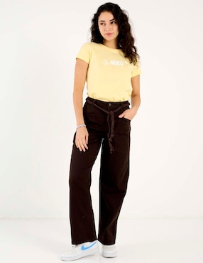 Pantalón Aéropostale straight para mujer
