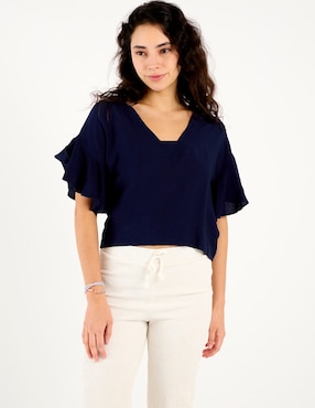 Blusa aéropostale manga al codo para mujer