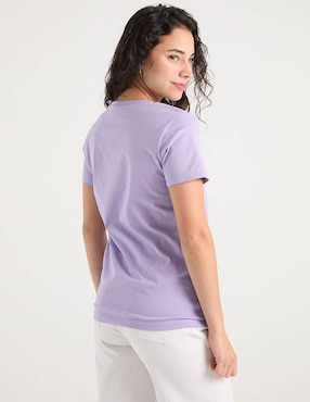 Playera manga corta Aéropostale cuello redondo para mujer