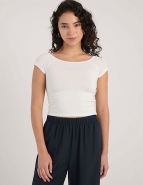 Blusa Aéropostale manga corta para mujer