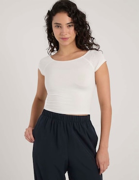 Blusa Aéropostale manga corta para mujer