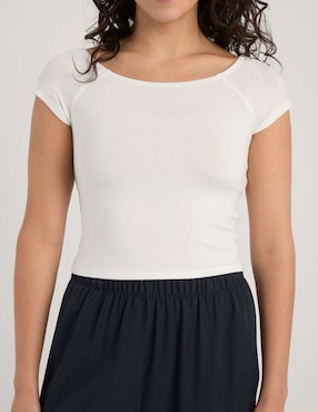 Blusa Aéropostale manga corta para mujer