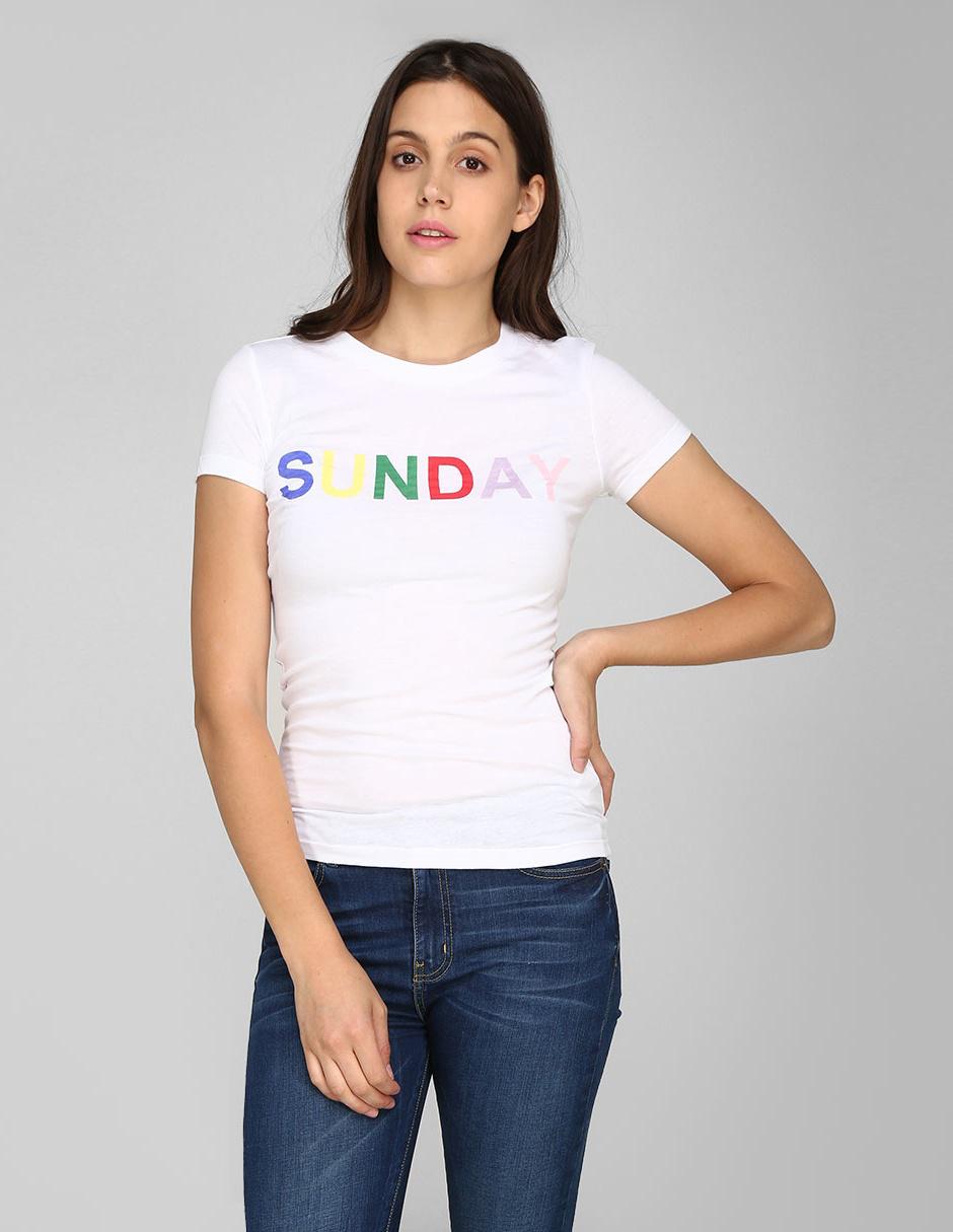 Playera Aéropostale blanca con estampado en Liverpool
