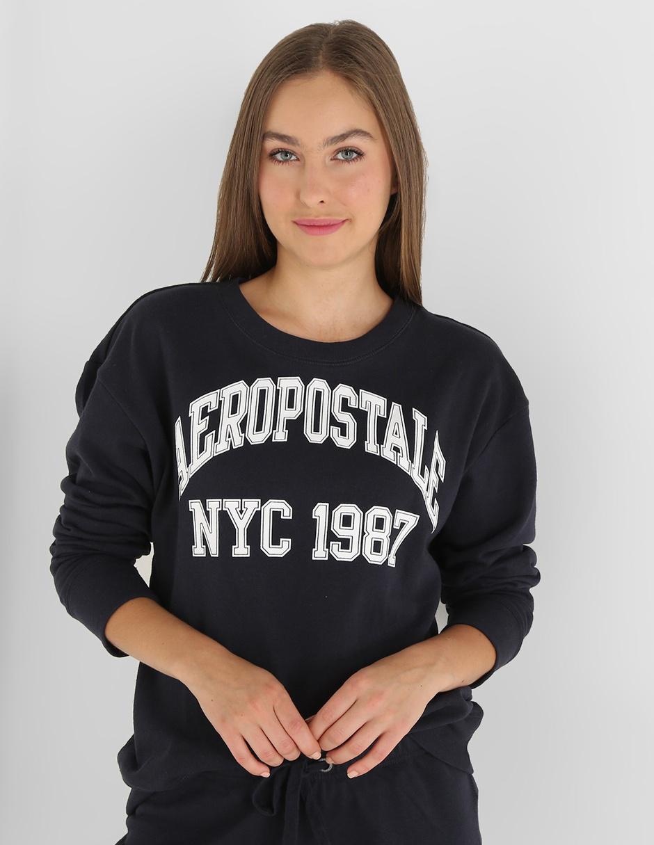 Sudadera azul marino mujer sin capucha Clearance