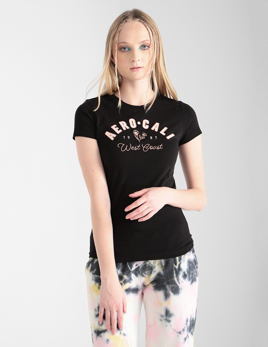 Playera Aéropostale cuello redondo para mujer en Liverpool