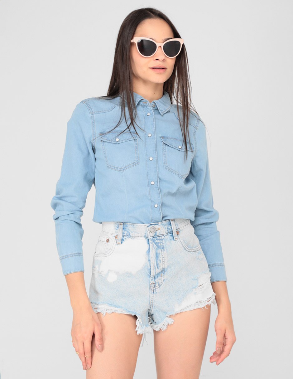 Short Aéropostale de mezclilla para mujer en Liverpool