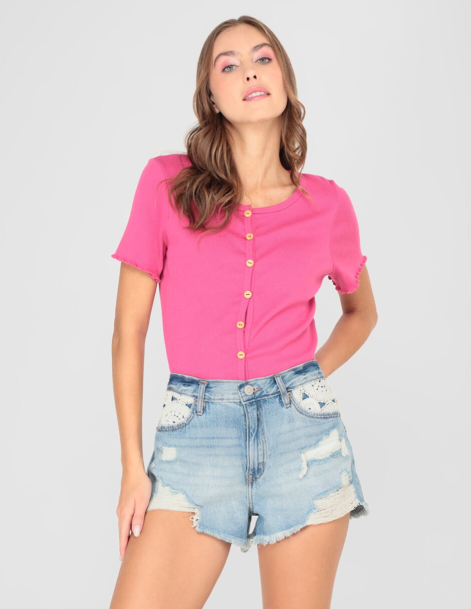 Short Aéropostale de mezclilla para mujer en Liverpool