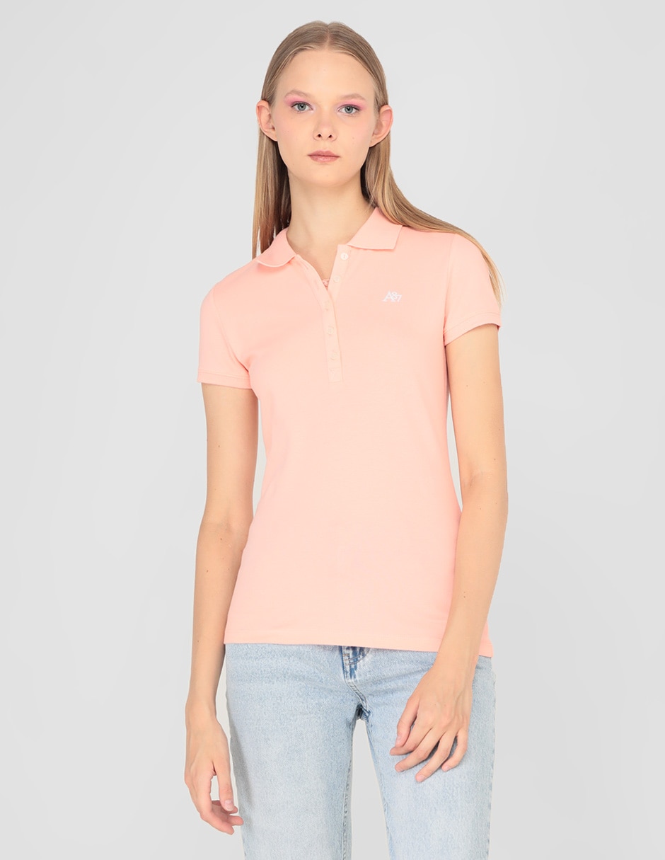 Playera tipo polo Aéropostale para mujer 