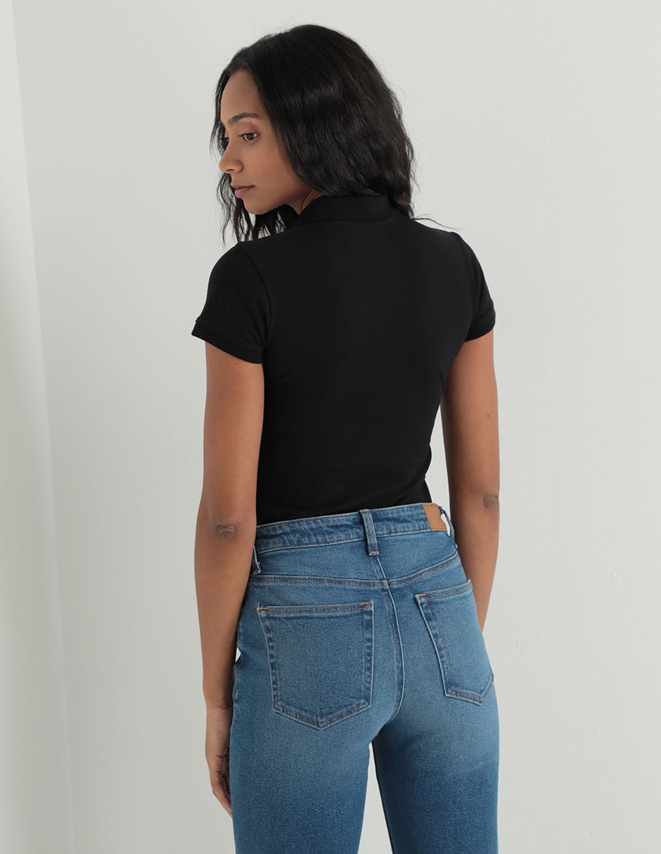 Playera tipo polo para mujer 2