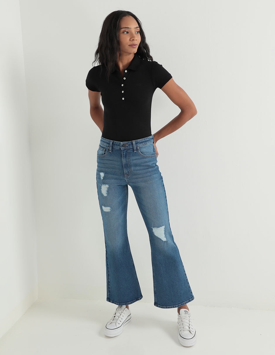 Playera tipo polo para mujer 3