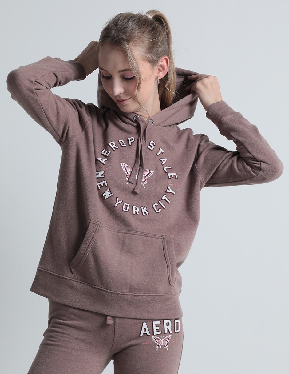 Sudadera capucha y bolsa Aeropostale para mujer