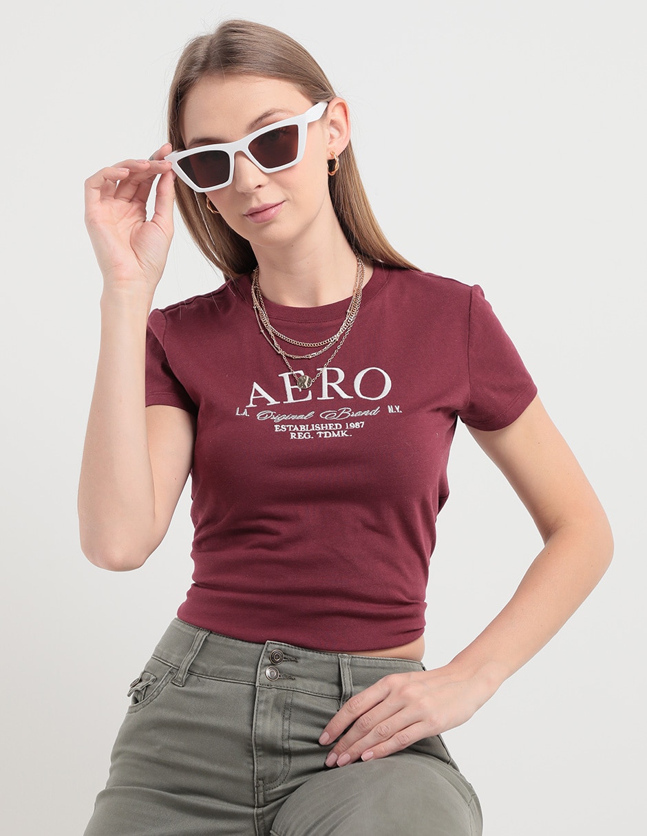Playera Tipo Polo Aeropostale Mujer Playeras De Mujer Aeropostale