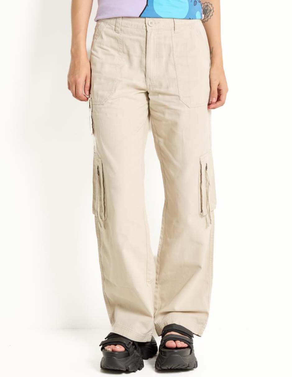 Pantalón cargo regular para mujer