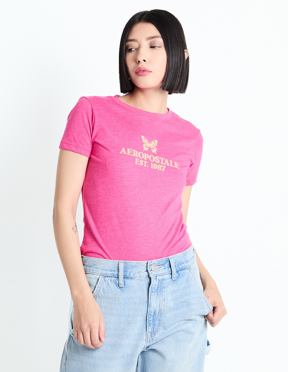 Playeras Para Dama Aeropostale Mujer Aeropostale Camiseta Mujer