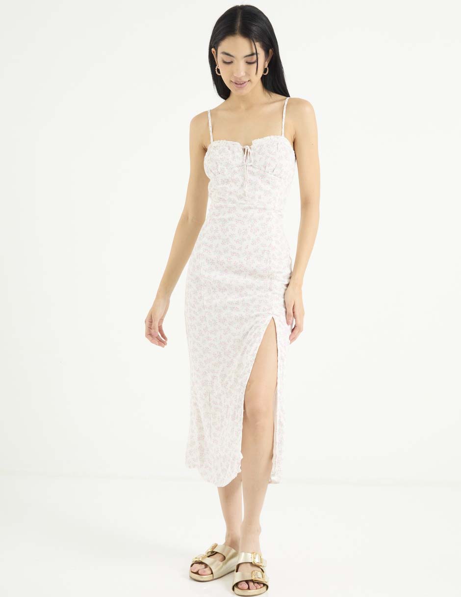 VESTIDO AERO 2552U25 ALGOD, CH, BLANCO