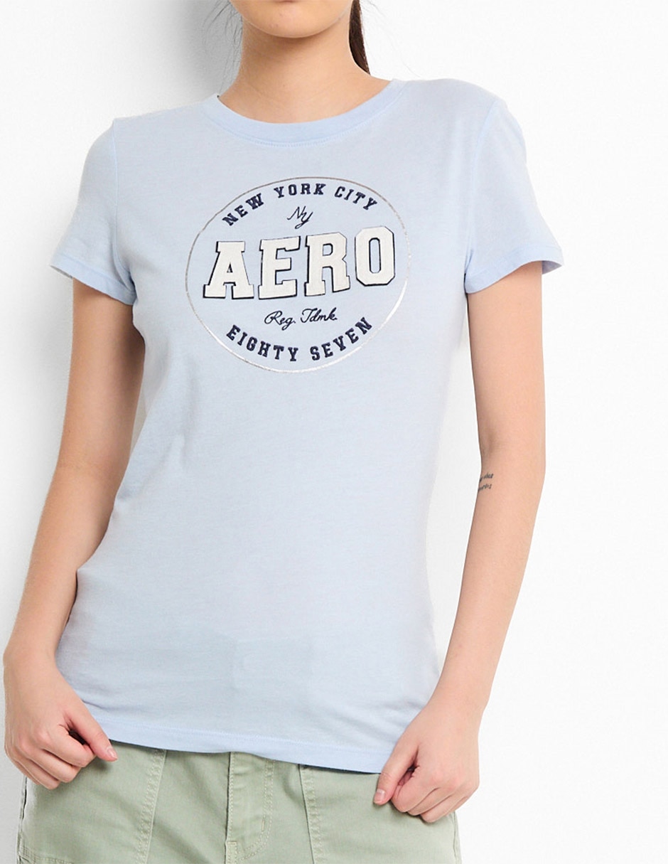 Playera manga corta cuello redondo para mujer 5