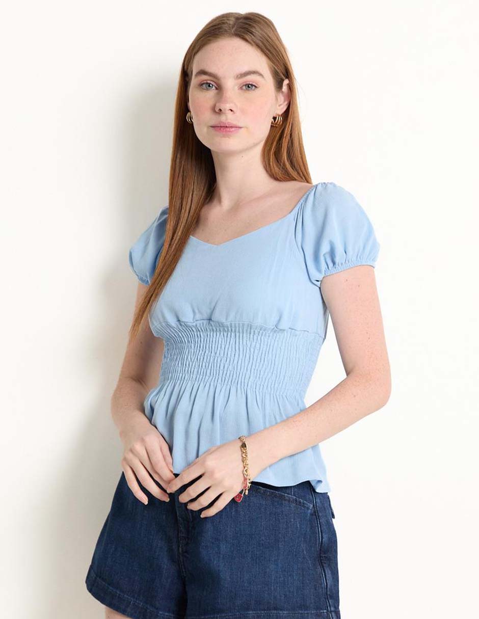 Blusa manga 3/4 para mujer Blusa manga 3/4 para mujer