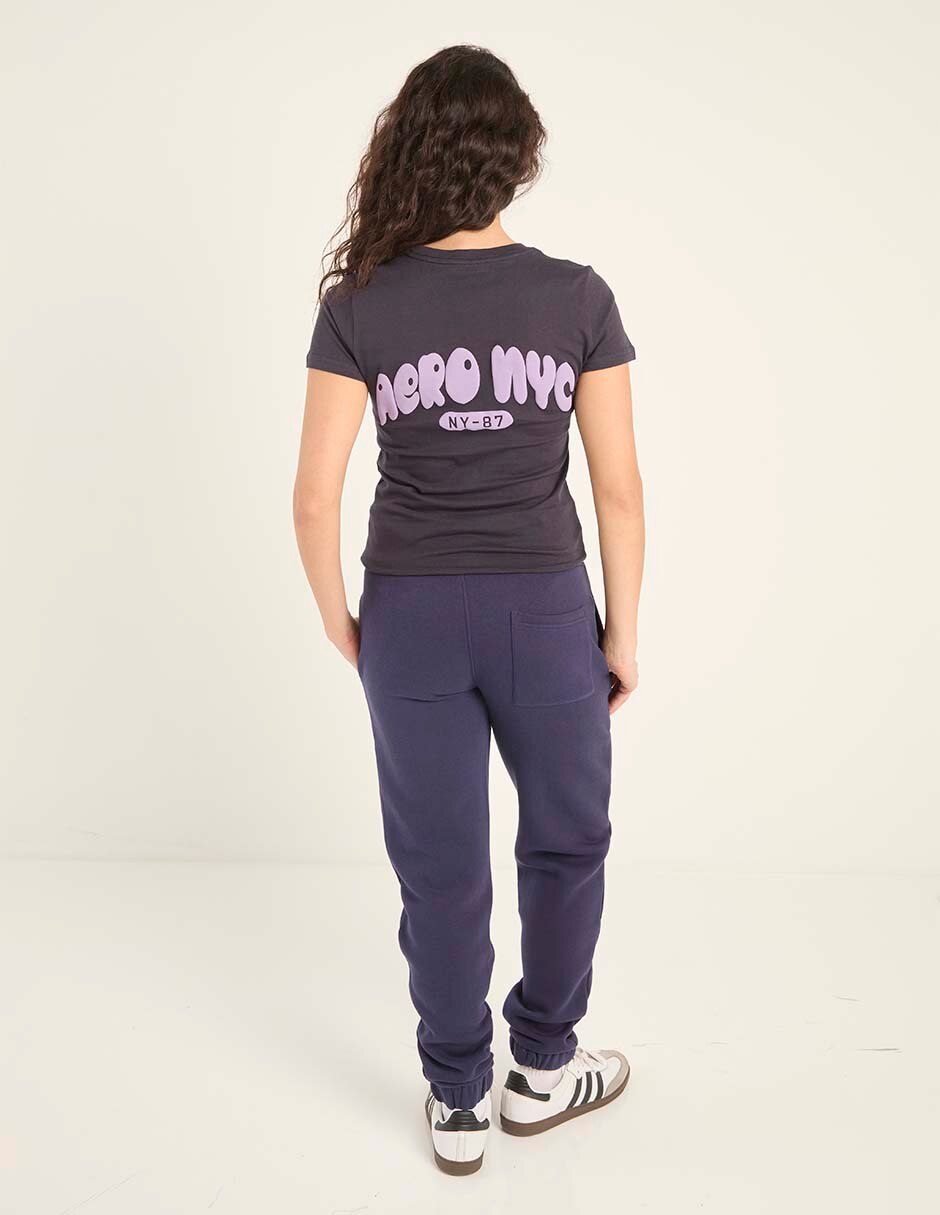 Playera manga corta cuello redondo para mujer 6