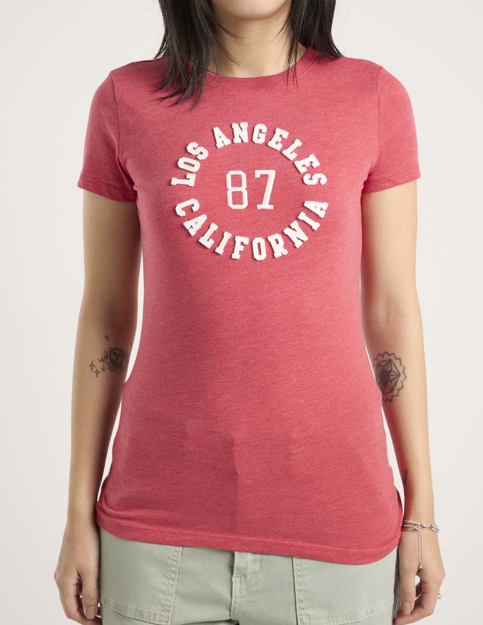 Playera manga corta Aero cuello redondo para mujer