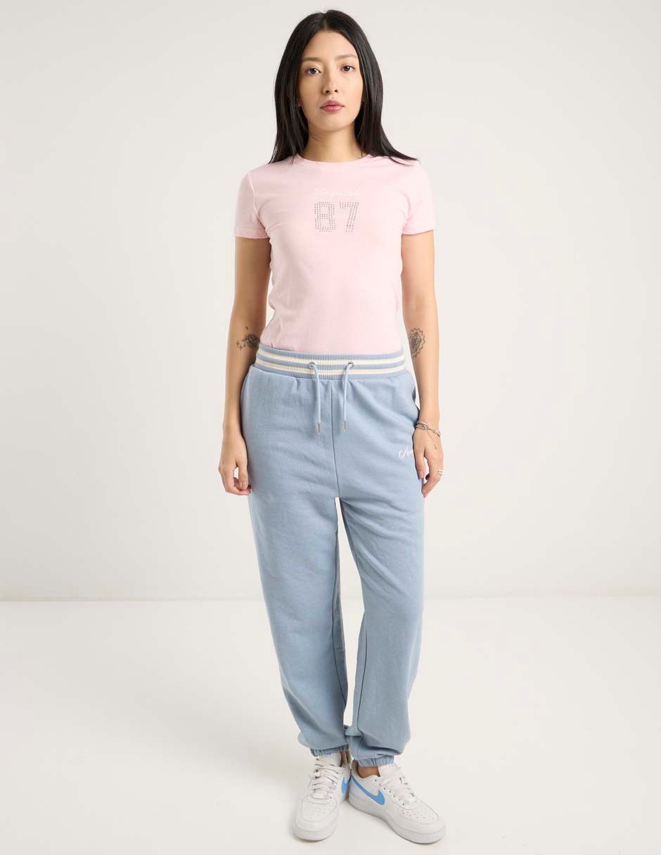 Playera manga corta Aero cuello redondo para mujer