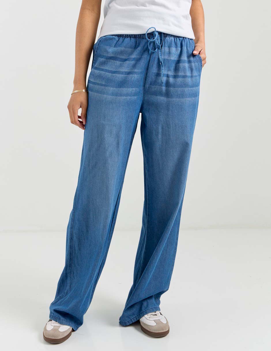 Jeans relaxed wide leg Aéropostale para mujer