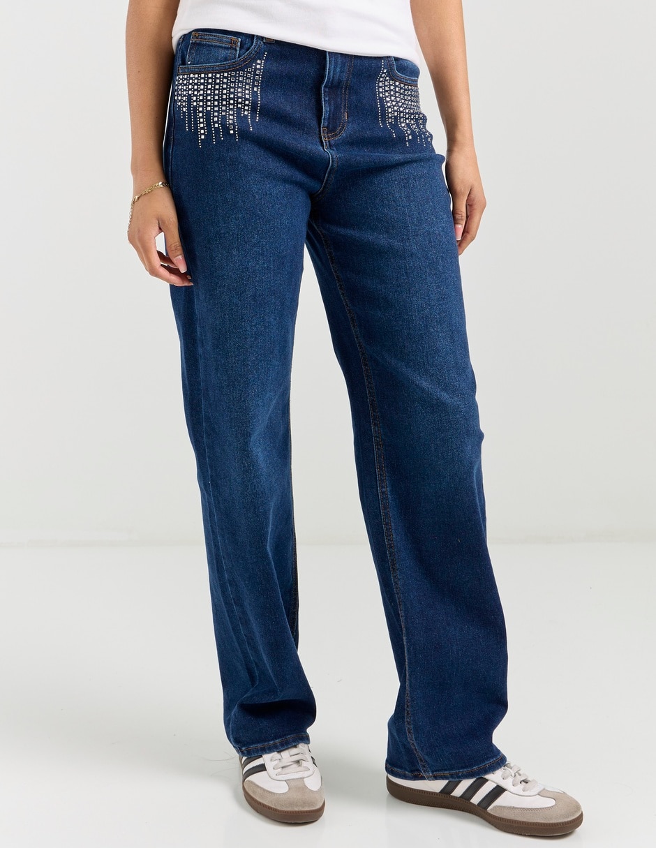 Jeans straight Aéropostale para mujer