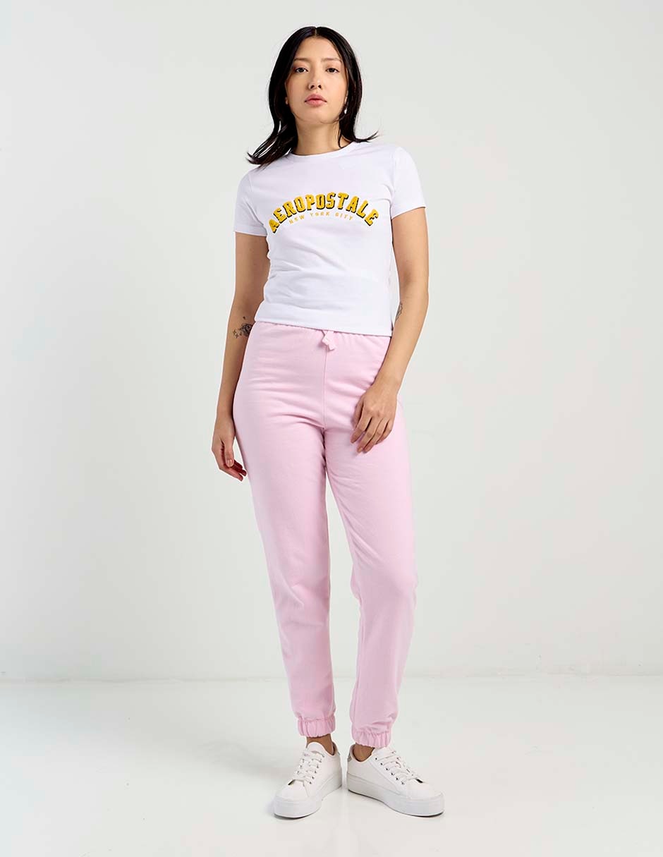 Playera manga corta cuello redondo para mujer 3