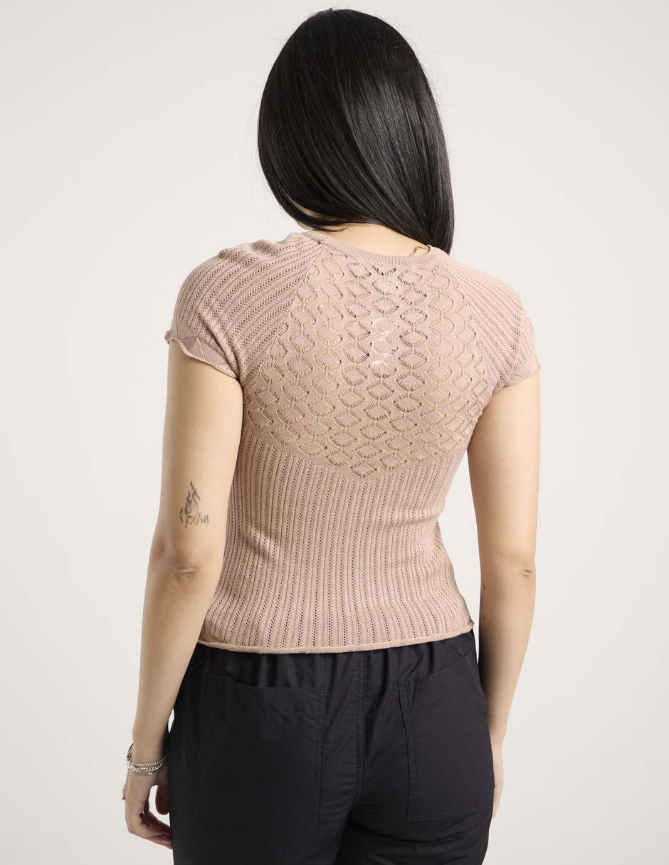 Blusa Aéropostale manga corta para mujer