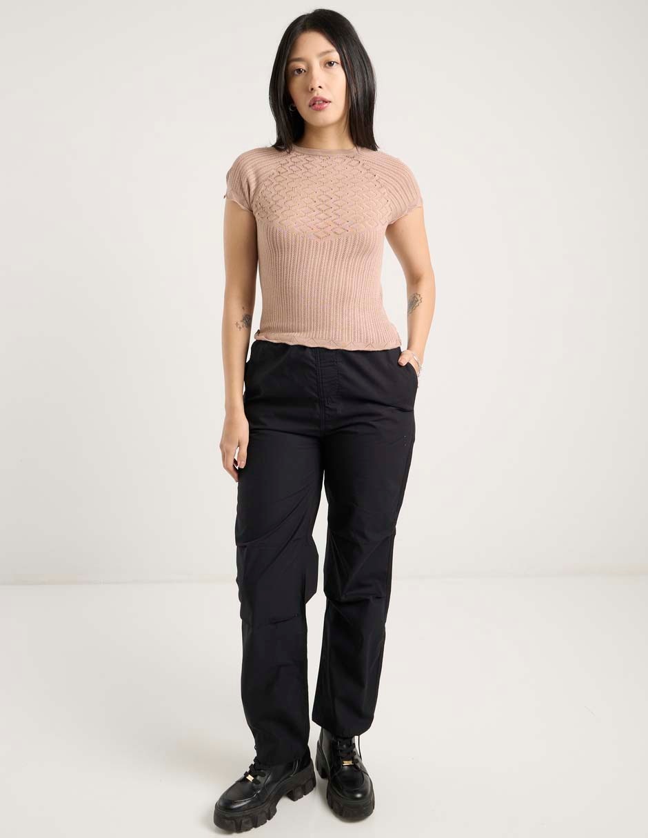 Blusa Aéropostale manga corta para mujer