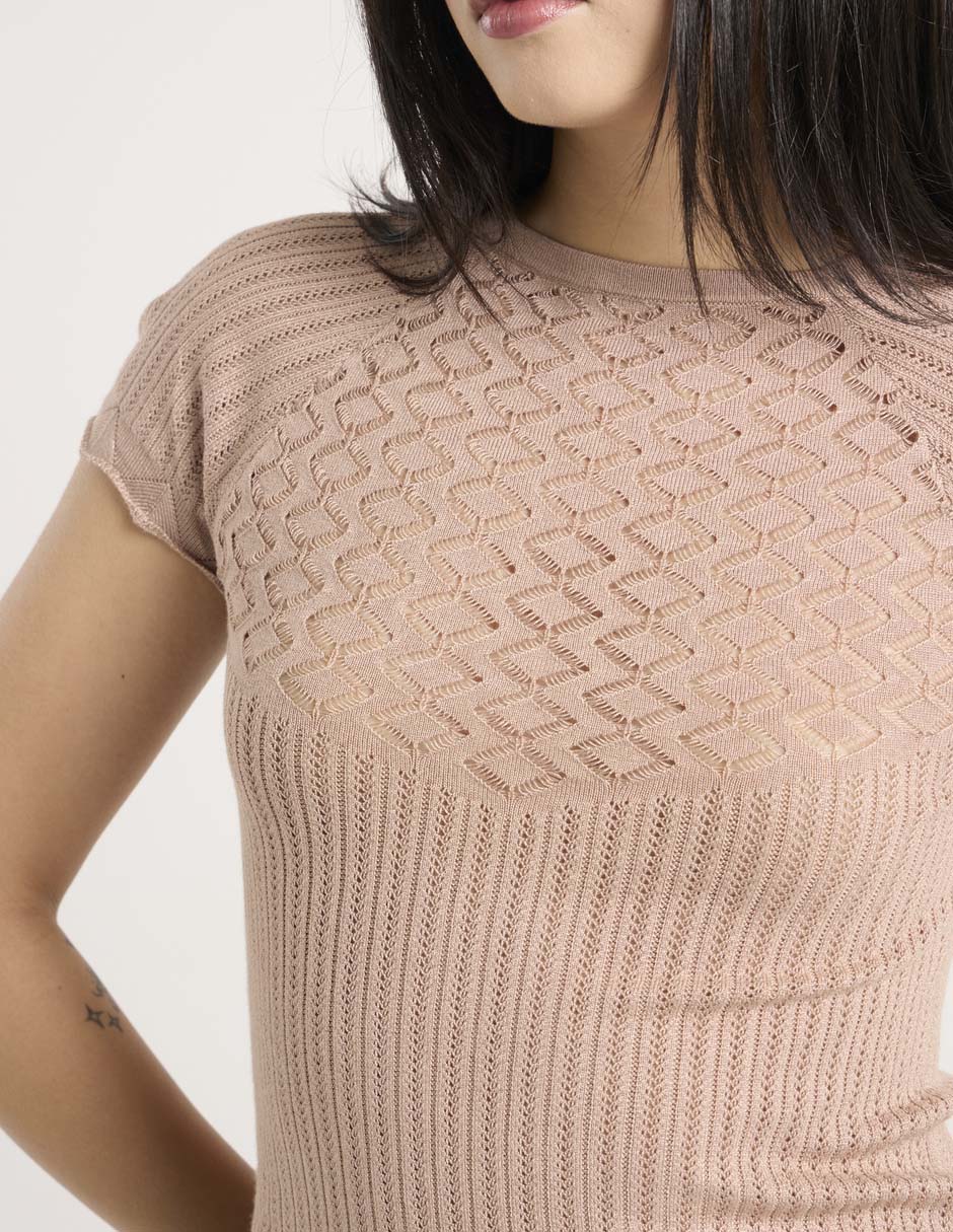 Blusa Aéropostale manga corta para mujer