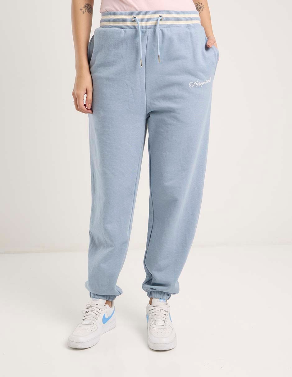 Pants regular Aéropostale con jareta para mujer