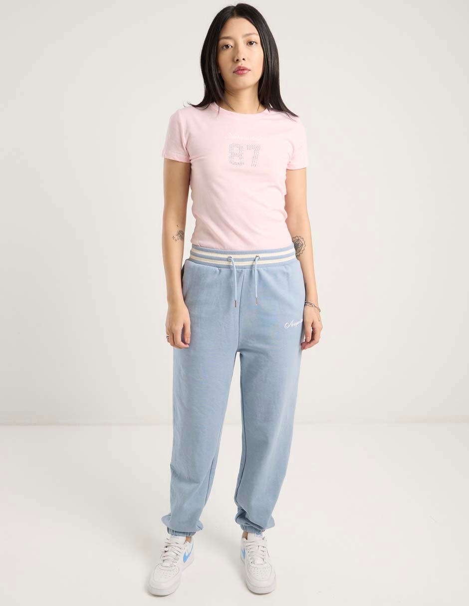 Pants regular Aéropostale con jareta para mujer