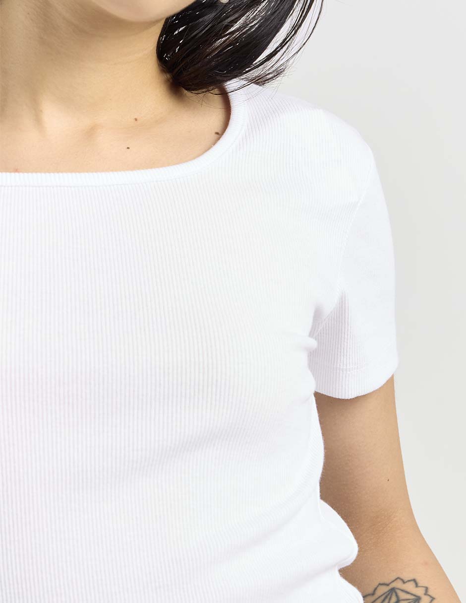 Blusa manga corta para mujer 4