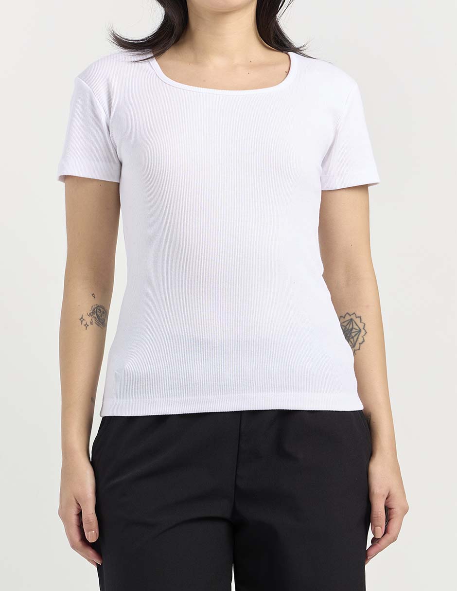 Blusa manga corta para mujer 5