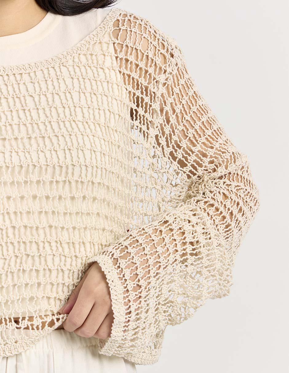 Suéter Aéropostale cuello redondo para mujer