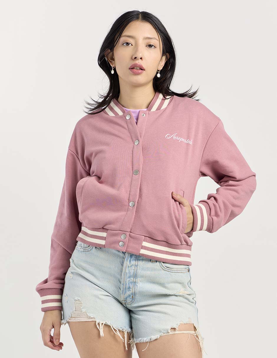 Chamarra bomber Aéropostale para mujer