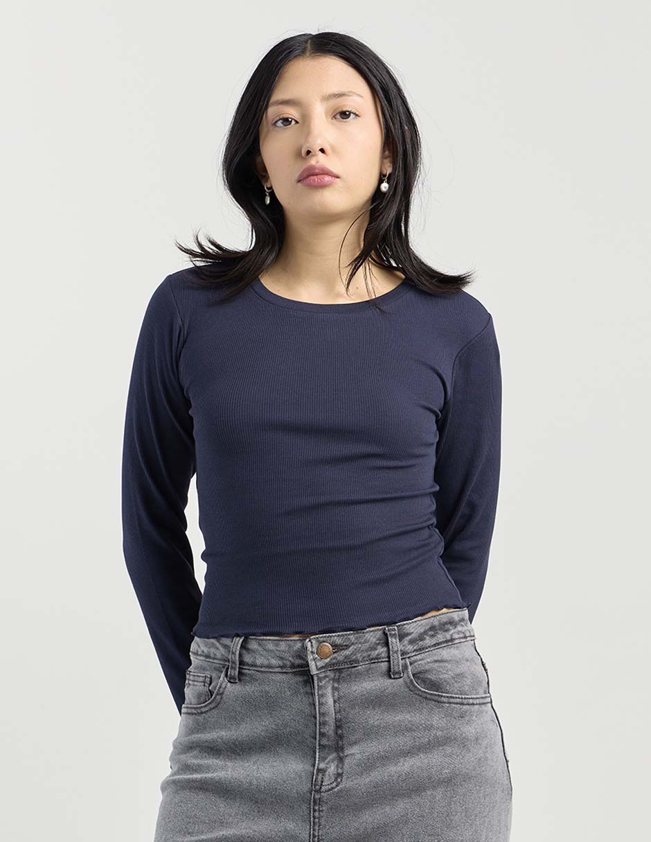 Blusa Aéropostale manga larga para mujer Blusa Aéropostale manga larga para mujer