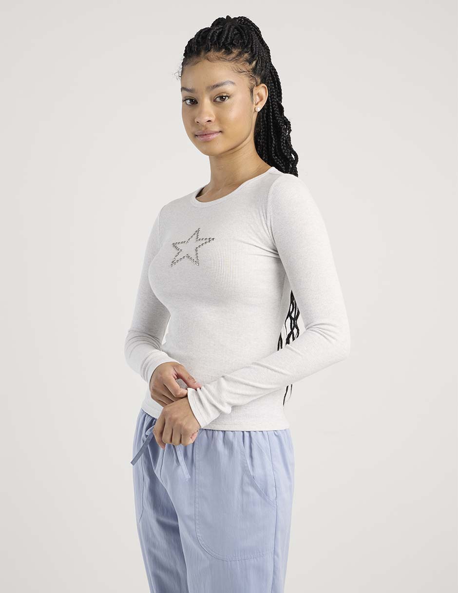 Blusa Aéropostale manga larga para mujer 1