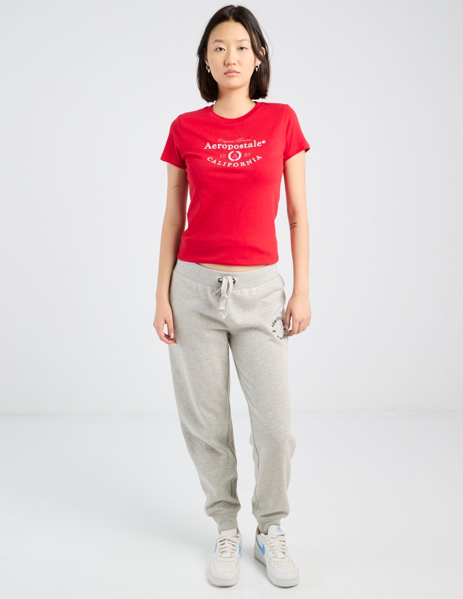 Playera manga corta Aero cuello redondo para mujer