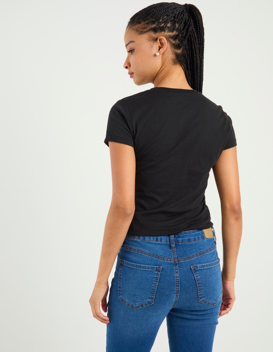 Playera manga corta Aero cuello redondo para mujer