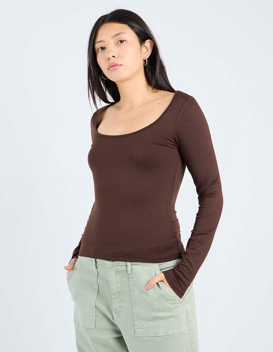 Blusa Aéropostale manga larga para mujer Blusa Aéropostale manga larga para mujer