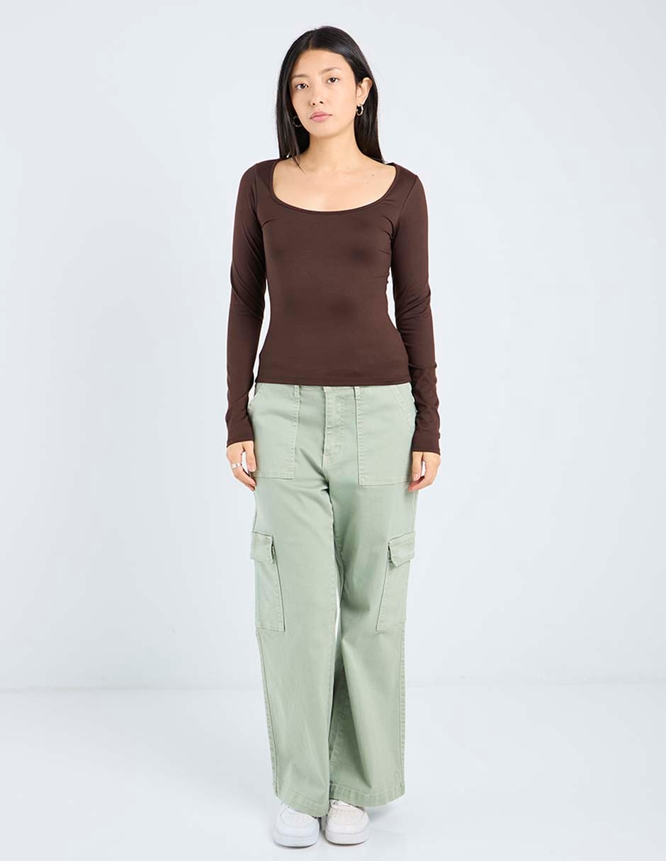Blusa manga larga para mujer 2