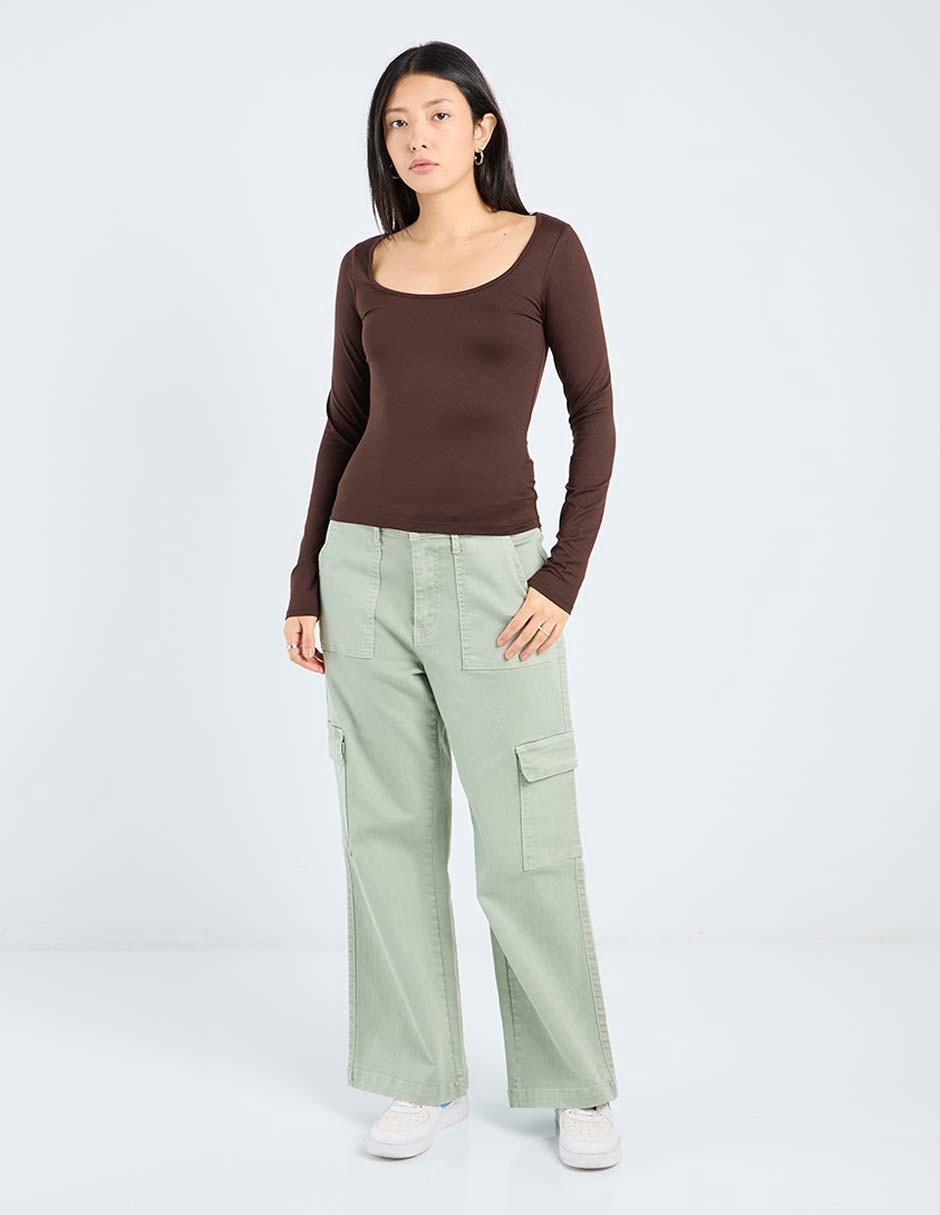 Blusa manga larga para mujer 3